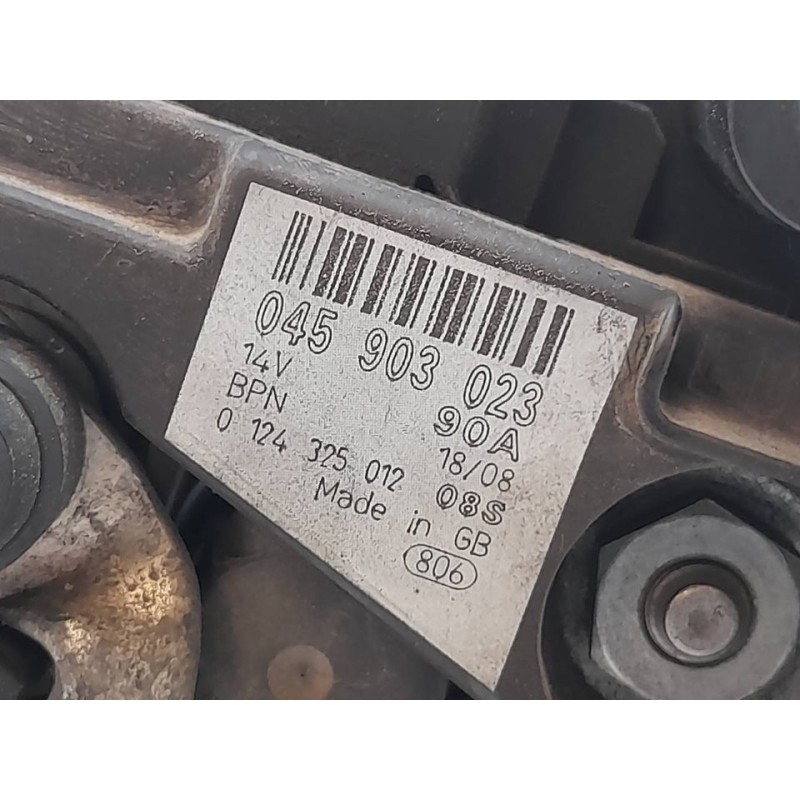 Recambio de alternador para seat ibiza (6l1) reference referencia OEM IAM 0124325012 045903023 BOSCH - Blanco 2