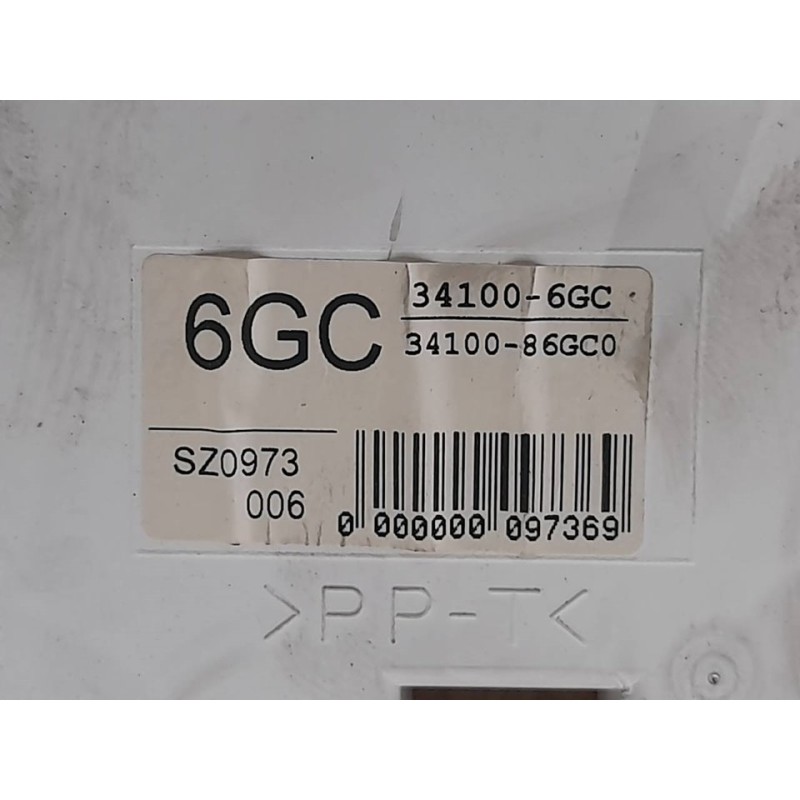 Recambio de cuadro instrumentos para subaru justy j12 (nh) 1.3 referencia OEM IAM 341006GC 6GC - Rojo 2