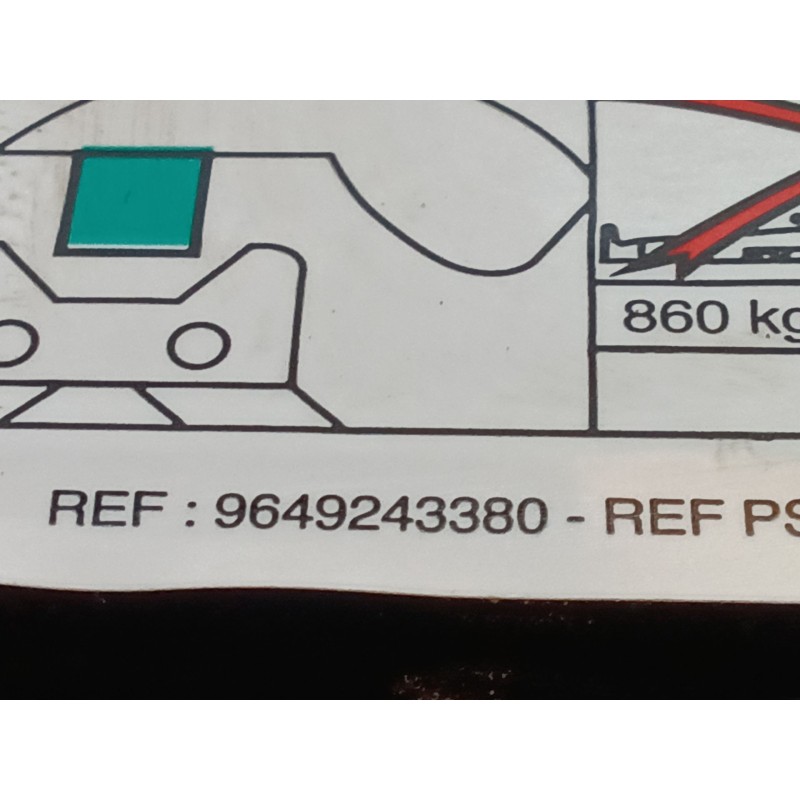 Recambio de gato para peugeot 308 ii (lb_, lp_, lw_, lh_, l3_) 1.2 thp 130 referencia OEM IAM 9649243380 - Blanco 3