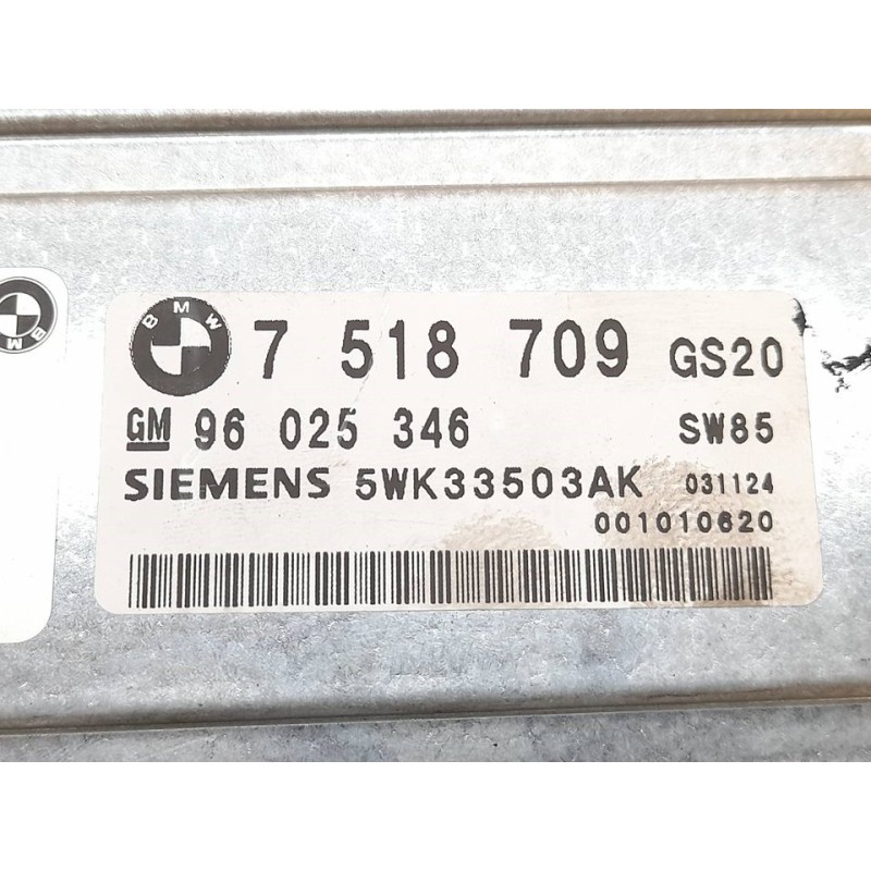 Recambio de centralita check control para bmw serie 3 compact (e46) 316ti referencia OEM IAM 7518709 96025346 5WK33503AK - Granate 2