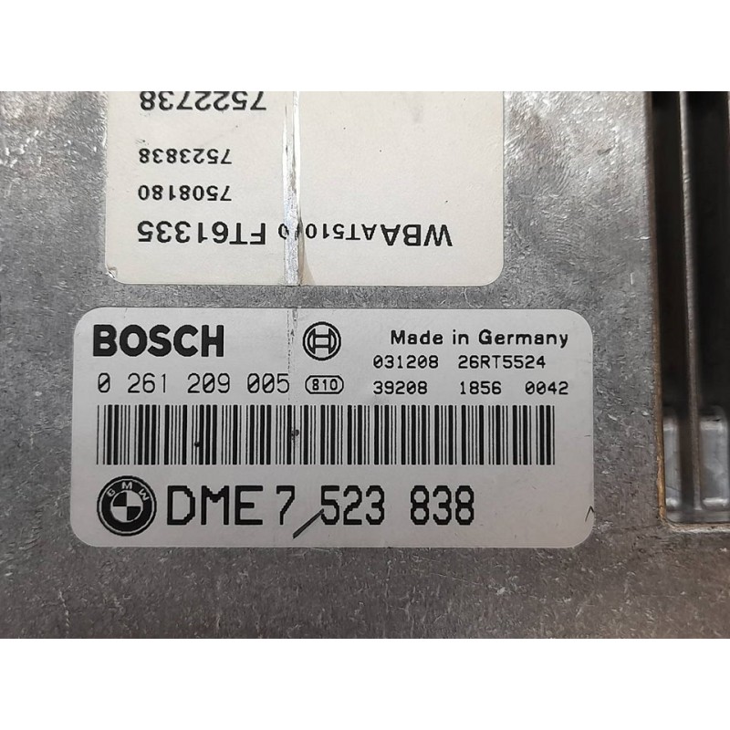 Recambio de centralita motor uce para bmw serie 3 compact (e46) 316ti referencia OEM IAM 0261209005 7523838 BOSCH - Granate 2