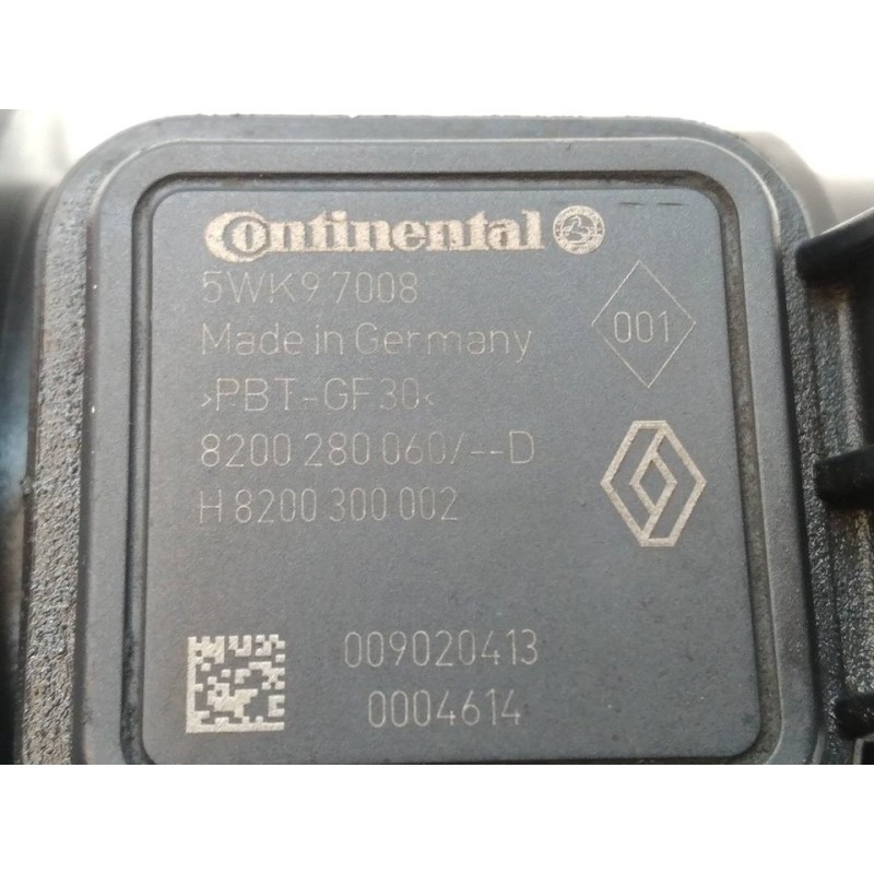 Recambio de caudalimetro para renault scenic ii confort dynamique referencia OEM IAM 5WK97008 82002800607D H8200300002 - Gris 2