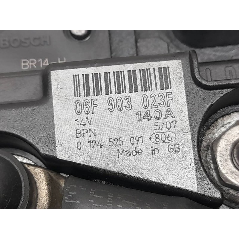 Recambio de alternador para seat leon (1p1) reference referencia OEM IAM 06F903023F 0124525091 5