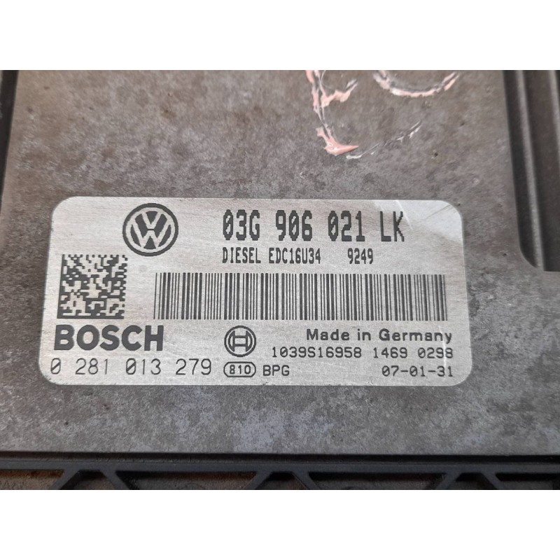 Recambio de centralita motor uce para seat leon (1p1) reference referencia OEM IAM 03G906021LK 0281013279 2