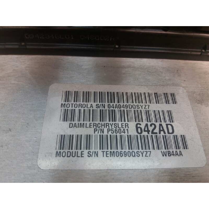 Recambio de centralita motor uce para chrysler jeep gr.cherokee (wj/wg) 3.1 td cat referencia OEM IAM 04A049DQSYZ7 P56041642AD - Verde 3