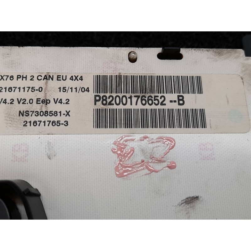 Recambio de cuadro instrumentos para renault kangoo (f/kc0) alize referencia OEM IAM P8200716652B 3