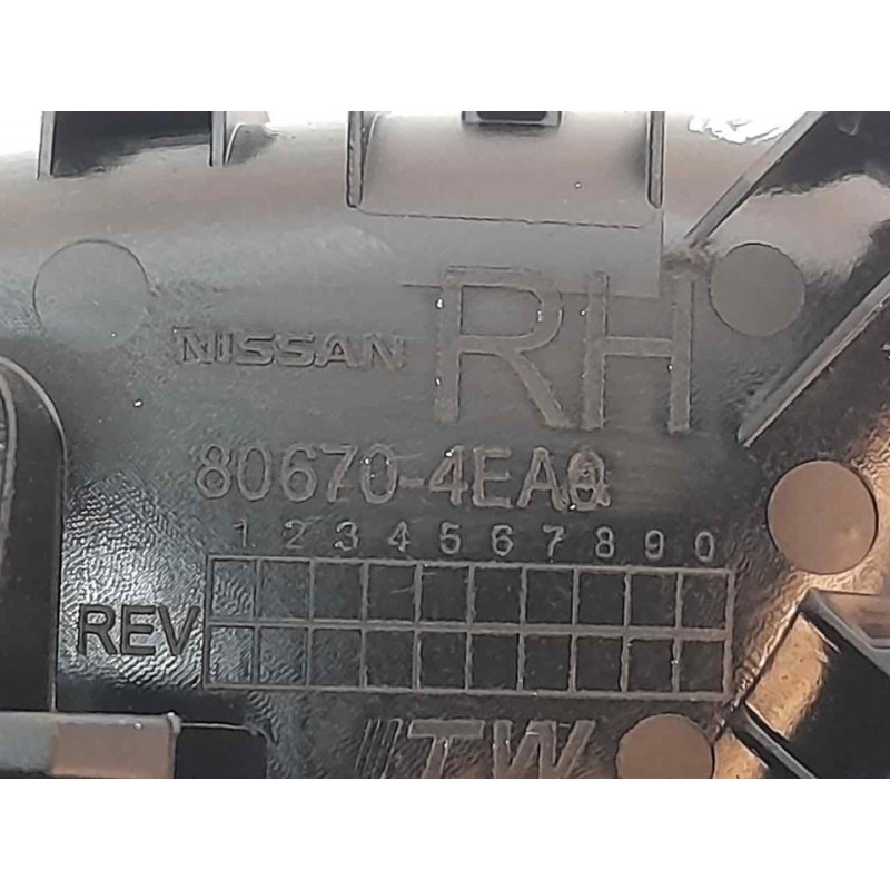 Recambio de maneta interior delantera derecha para nissan pulsar (c13) visia referencia OEM IAM 806704EA0 - Blanco 3