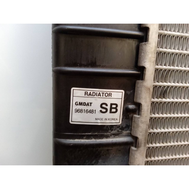 Recambio de radiador agua para chevrolet kalos 1.2 se referencia OEM IAM 96816468 - Gris 2