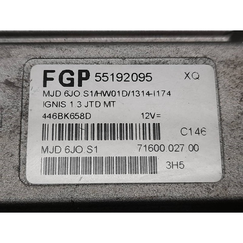Recambio de centralita motor uce para subaru justy j12 (nh) 1.3 referencia OEM IAM 55192095 C146 - Rojo 3