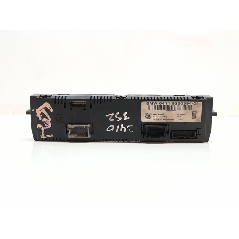 Recambio de mando climatizador para bmw serie 1 berlina (e81/e87) 118d referencia OEM IAM 6411925039401 A2C53430695 - Blanco 2