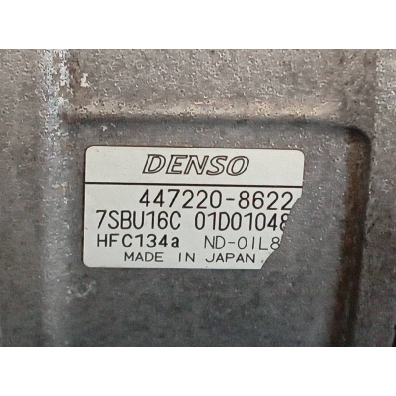 Recambio de compresor aire acondicionado para renault vel satis (bj0) initiale referencia OEM IAM 4472208622  DENSO - Azul 5