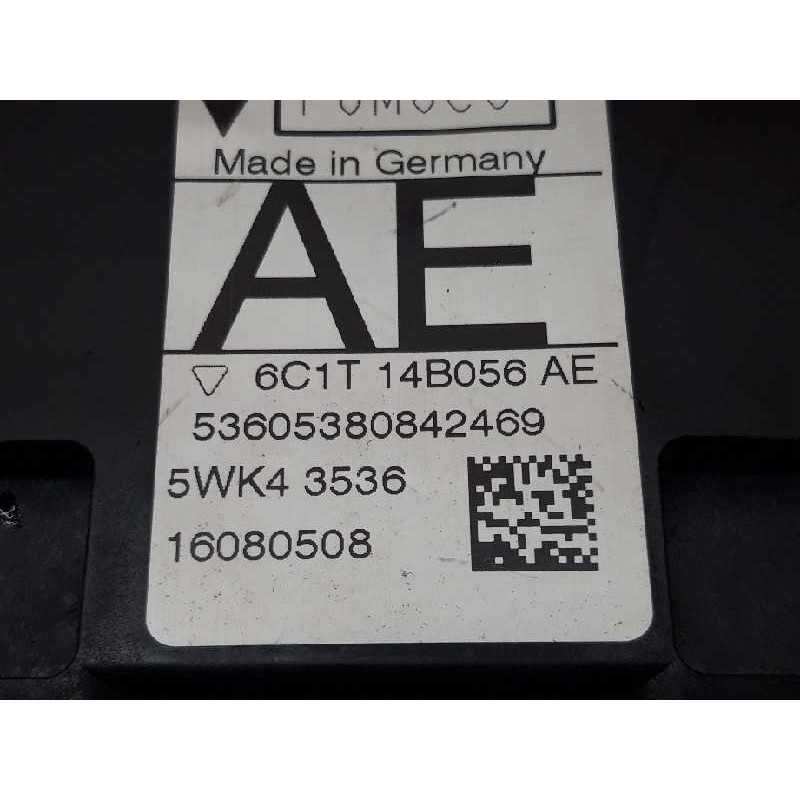 Recambio de centralita airbag para ford transit caja cerrada '06 ft 350 el (extralargo) lkw (camion) referencia OEM IAM 6C1T14B0 - Amarillo 2