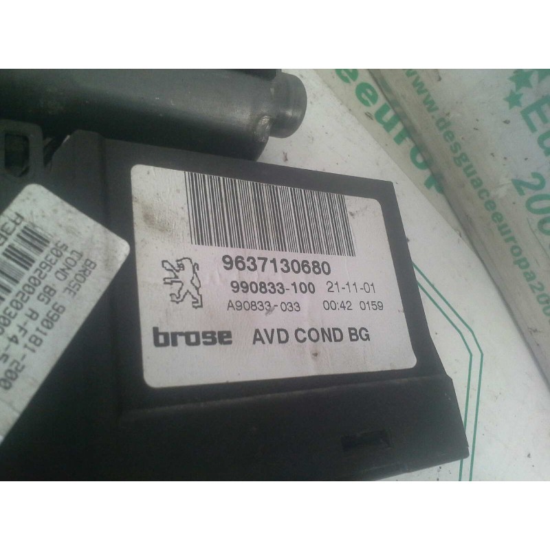 Recambio de elevalunas delantero derecho para peugeot 307 (s1) 1.4 referencia OEM IAM 9637130680 0130821766 - Gris 4