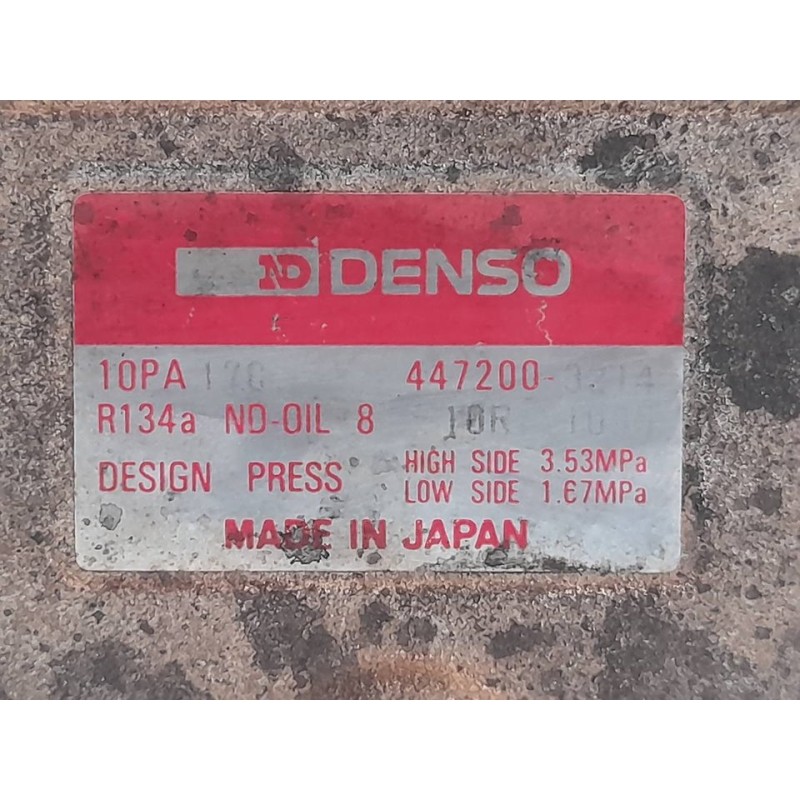 Recambio de compresor aire acondicionado para land rover range rover (lp) dt (100kw) referencia OEM IAM 4472003214 110PA1700 - Blanco 3