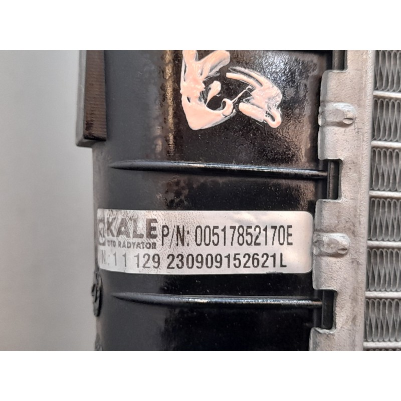 Recambio de radiador agua para fiat linea (110) emotion referencia OEM IAM 00517852170E 11129 230909152621L 2