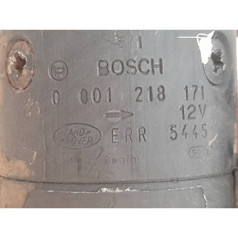 Recambio de motor arranque para land rover range rover (lp) dt (100kw) referencia OEM IAM 0001218171  BOSCH - Blanco 2