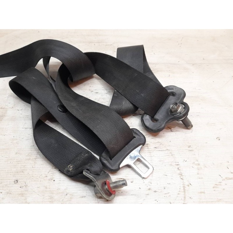 Recambio de cinturon seguridad trasero derecho para nissan pulsar (c13) visia referencia OEM IAM 627818200C - Blanco 3