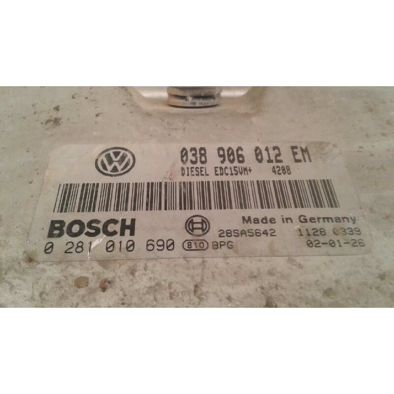 Recambio de centralita motor uce para seat ibiza (6l1) 1.9 sdi referencia OEM IAM 038906012EM 0281010690 BOSCH - Azul 2
