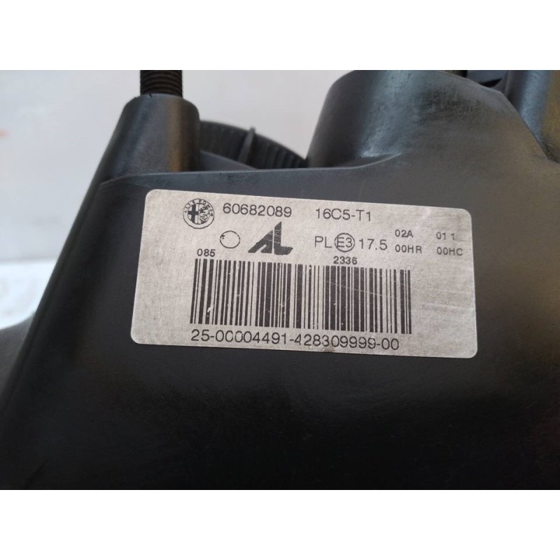 Recambio de faro izquierdo para alfa romeo 159 (140) 1.9 jtdm 16v / selective referencia OEM IAM 60682089 4