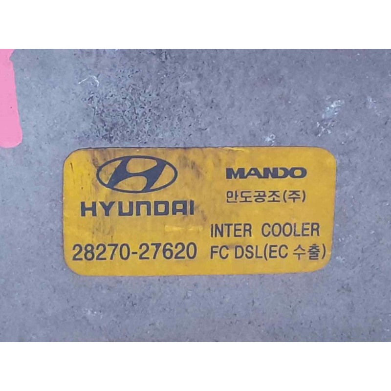 Recambio de intercooler para hyundai matrix (fc) 1.5 crdi cat referencia OEM IAM 2827027620 - Verde 2