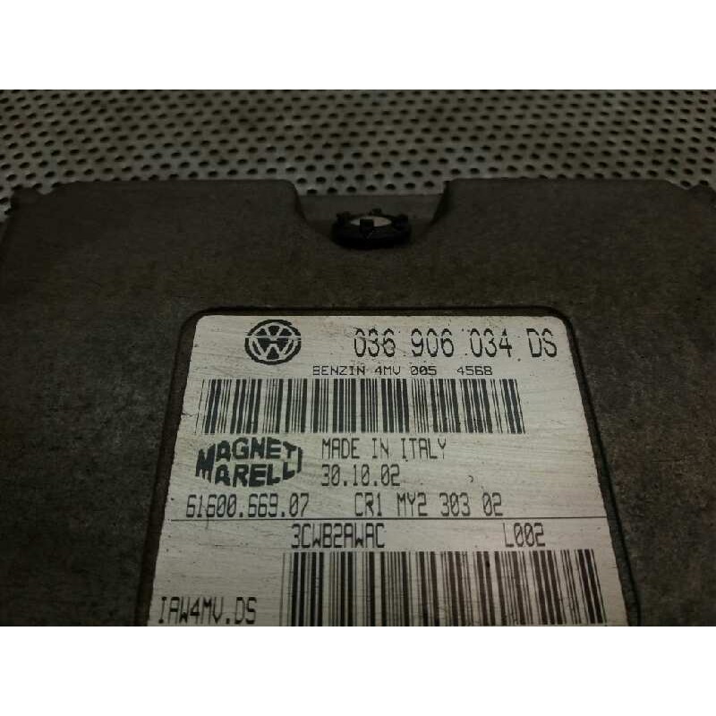 Recambio de centralita motor uce para seat toledo (1m2) 1.6 16v referencia OEM IAM 036906034DS 6160066907 2