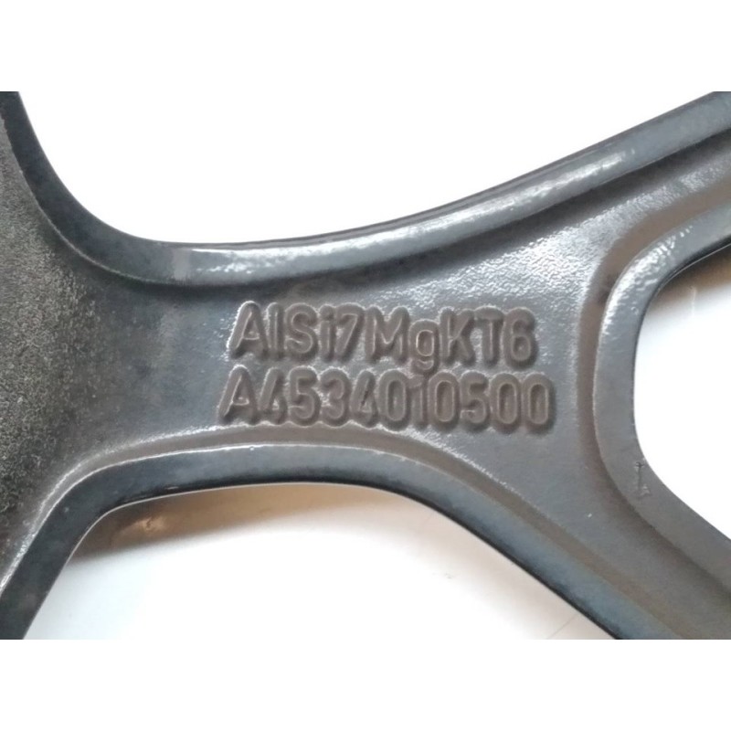 Recambio de llanta para smart fortwo coupe basis (66kw) (453.344) referencia OEM IAM A4534010500 403002137R - Gris 3