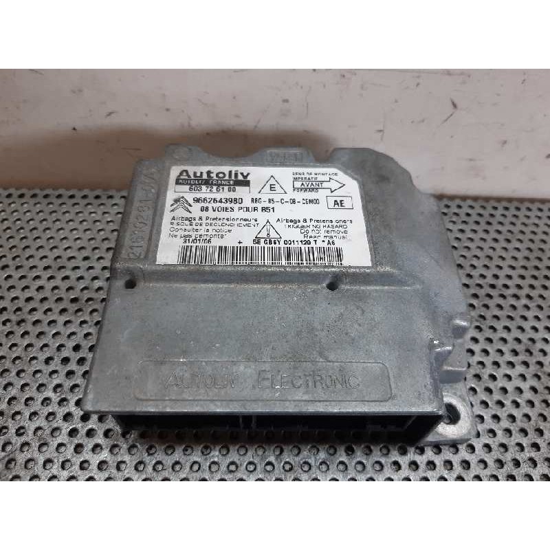 Recambio de centralita airbag para citroën c4 berlina collection referencia OEM IAM 9662643980 603726100 