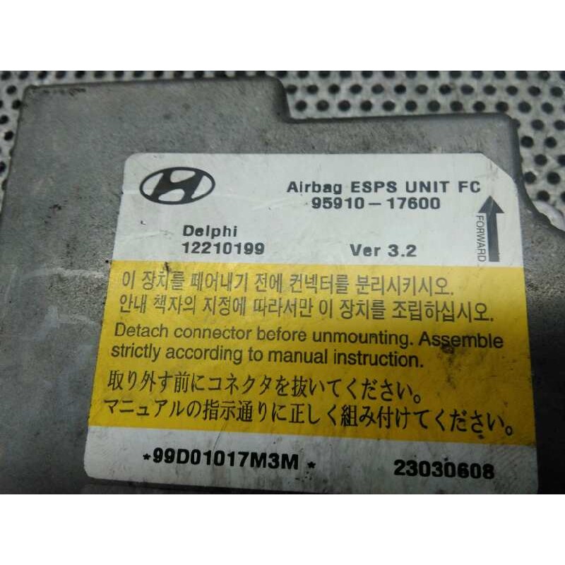 Recambio de centralita airbag para hyundai matrix (fc) 1.5 crdi cat referencia OEM IAM 9591017600 12210199 - Verde 2