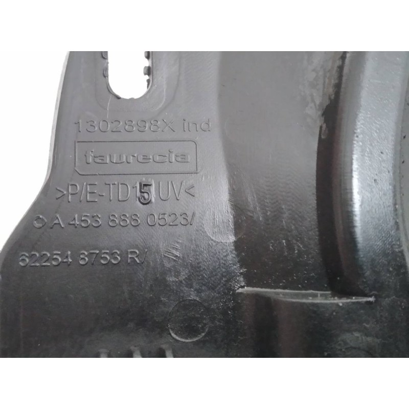 Recambio de rejilla paragolpes delantero para smart fortwo coupe basis (66kw) (453.344) referencia OEM IAM A4538880523 - Gris 2
