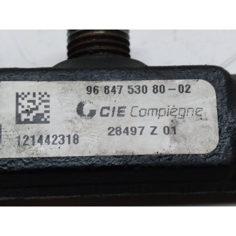Recambio de rampa inyectora para peugeot 3008 active referencia OEM IAM 9684753080 9664111780 - Negro 4
