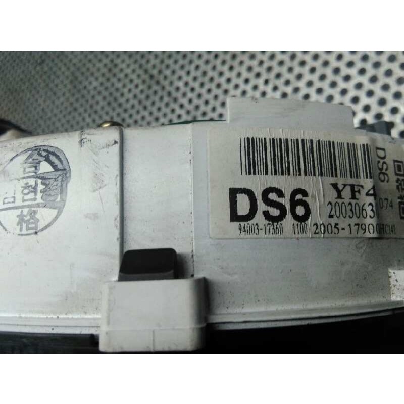 Recambio de cuadro instrumentos para hyundai matrix (fc) 1.5 crdi cat referencia OEM IAM 9400317360 20030630 - Verde 2