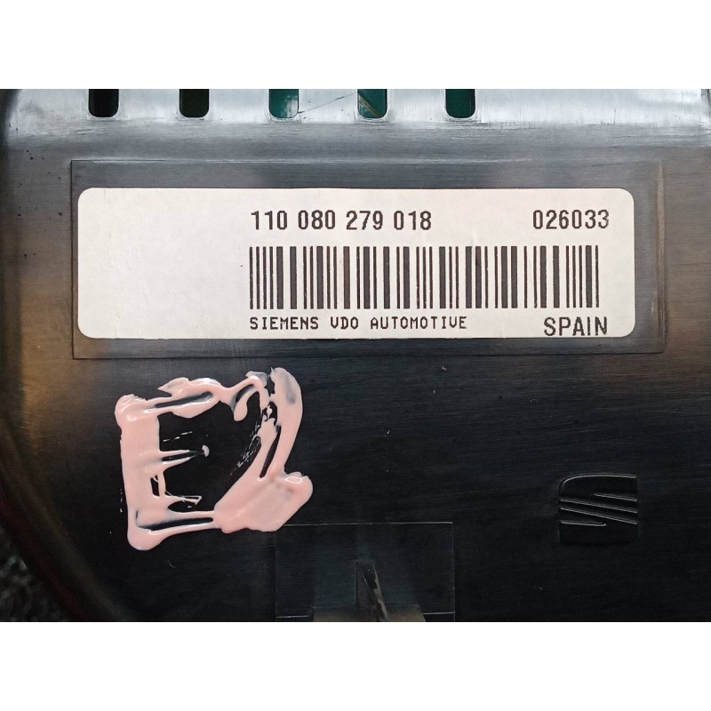 Recambio de cuadro instrumentos para seat leon (1p1) reference referencia OEM IAM 1P0920804C 110080279018 VDO 2
