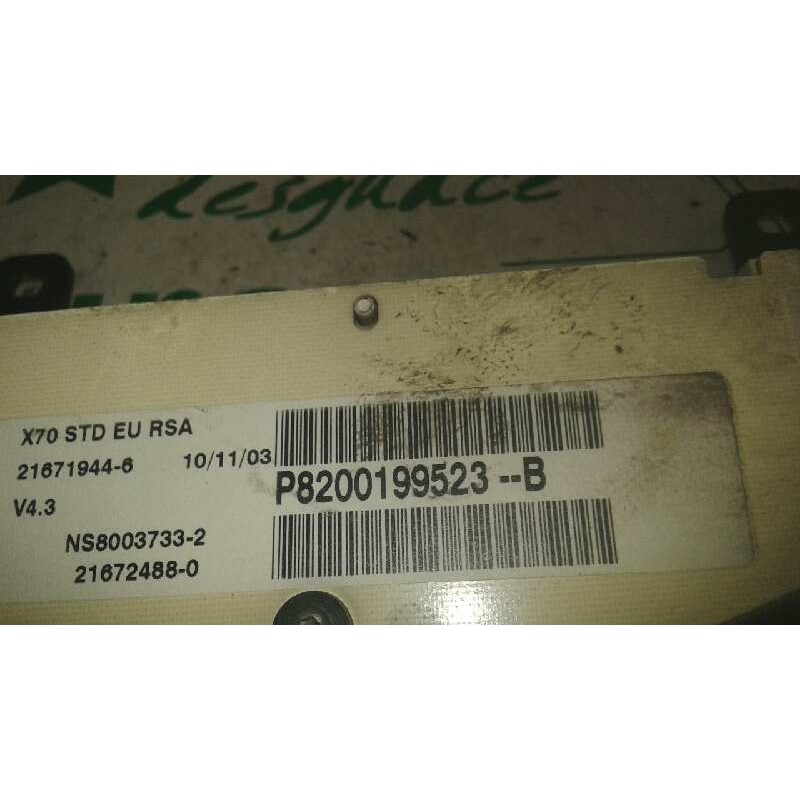 Recambio de cuadro instrumentos para renault master ii phase 2 combi 2.5 diesel referencia OEM IAM P8200199523B - Blanco 2