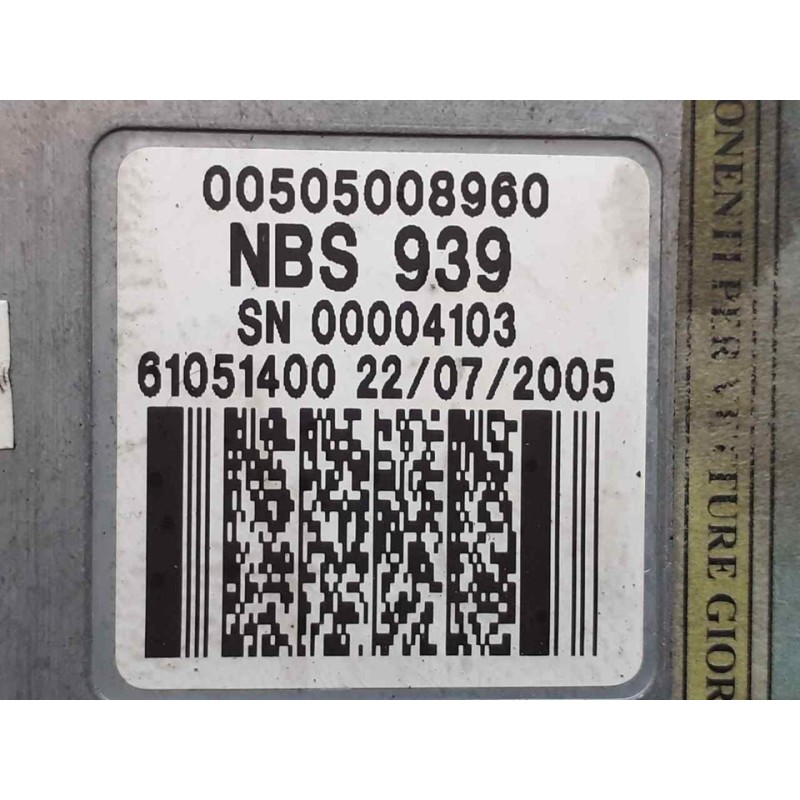 Recambio de columna direccion para alfa romeo 159 (140) 1.9 jtdm 16v / selective referencia OEM IAM 00505008960 NBS939 3