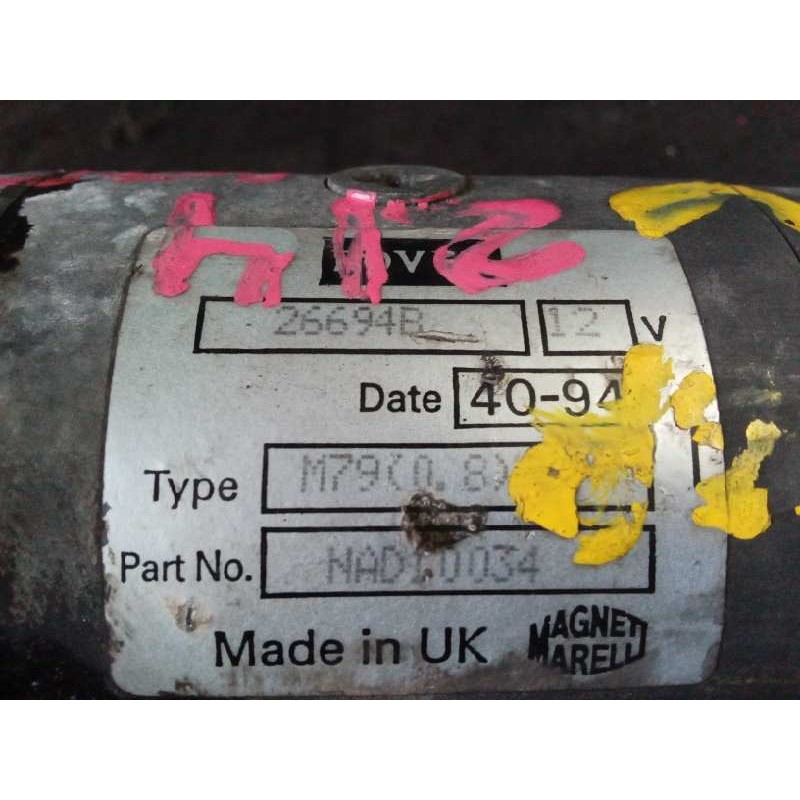 Recambio de motor arranque para rover 200 214 (cv. 75) referencia OEM IAM 26694B 42548 26694A 2