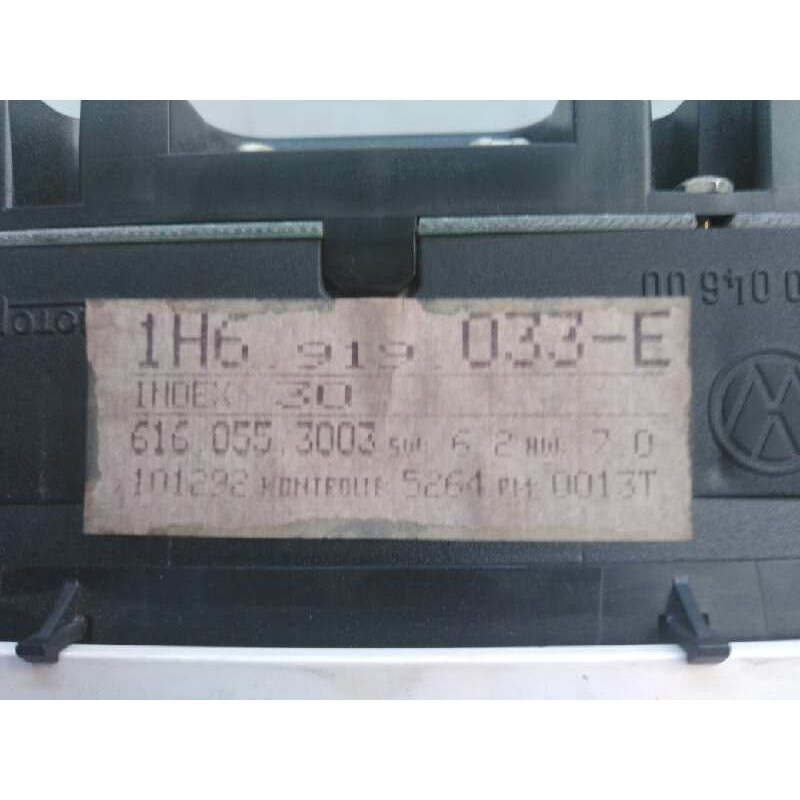 Recambio de cuadro instrumentos para volkswagen golf iii berlina (1h1) cl referencia OEM IAM 1H6919033E 3