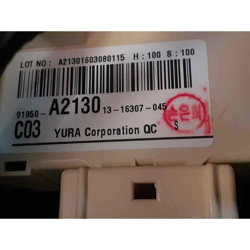 Recambio de caja reles / fusibles para kia cee´d business referencia OEM IAM 91950A2130  