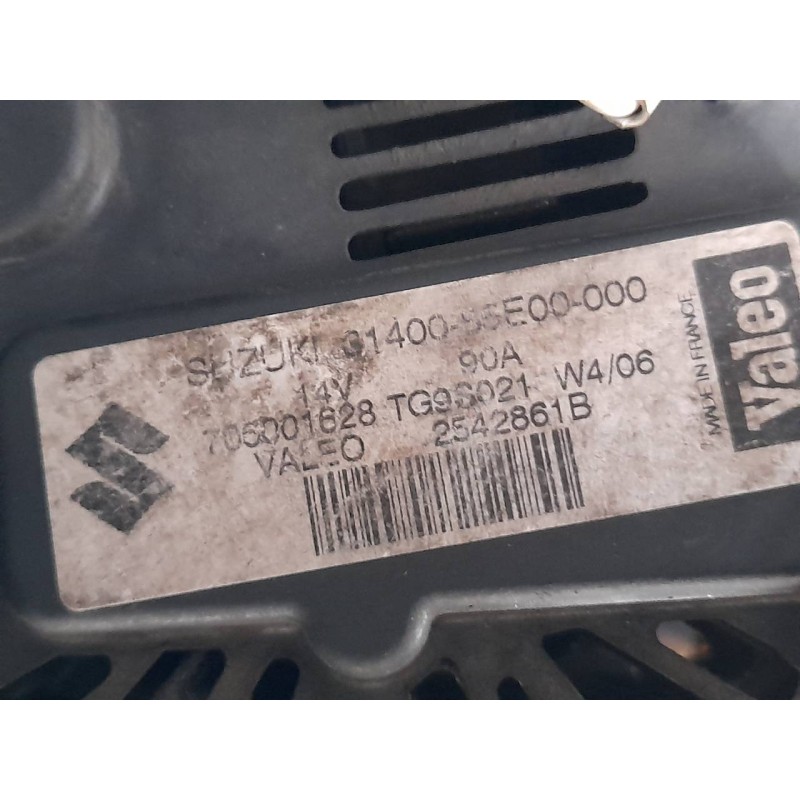 Recambio de alternador para suzuki swift berlina (mz) gl (3-ptas.) referencia OEM IAM G140055E00000 2542861B 705001628 4