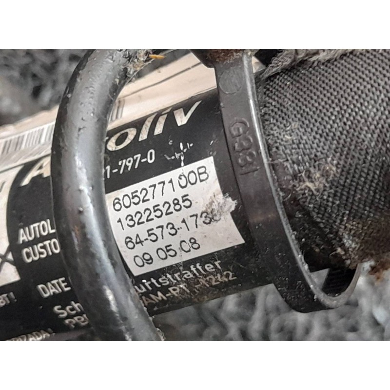 Recambio de pretensor airbag derecho para opel corsa d corsavan referencia OEM IAM 605277100B 13225285 - Blanco 2