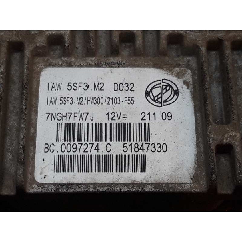 Recambio de centralita motor uce para fiat grande punto (199) 1.4 8v active (01.2007) referencia OEM IAM 51847330 D032 - Gris 3