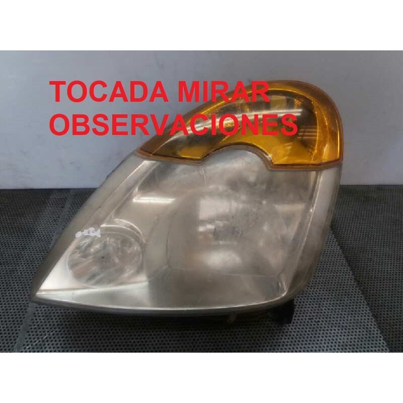 Recambio de faro izquierdo para renault modus confort dynamique referencia OEM IAM   