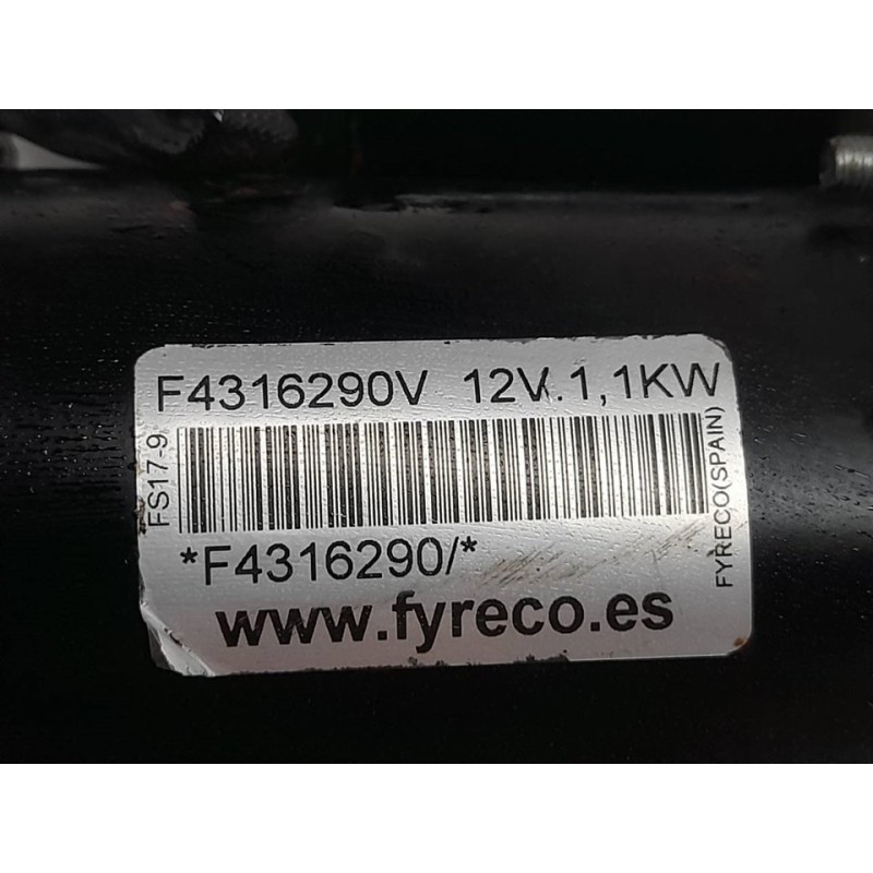 Recambio de motor arranque para volkswagen golf ii (191/193) gl referencia OEM IAM F4316290V - Blanco 3