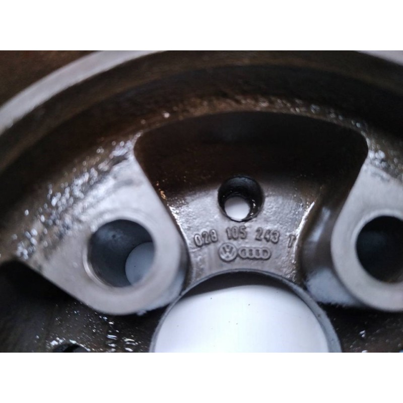 Recambio de polea cigueñal para seat inca (6k9) 1.9 diesel cat (1y) referencia OEM IAM 028105243T - Blanco 2
