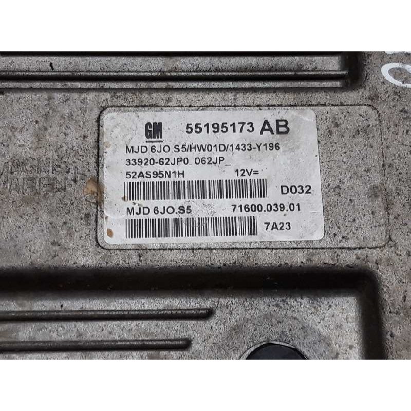 Recambio de centralita motor uce para suzuki swift berlina (mz) gl (5-ptas.) referencia OEM IAM 55195173AB 52AS95N1H 7160003901 4