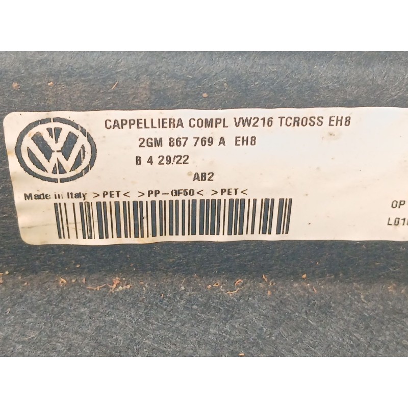 Recambio de bandeja trasera para volkswagen t-cross (c11, d31) 1.0 tsi referencia OEM IAM 2GM867769A - Naranja 2