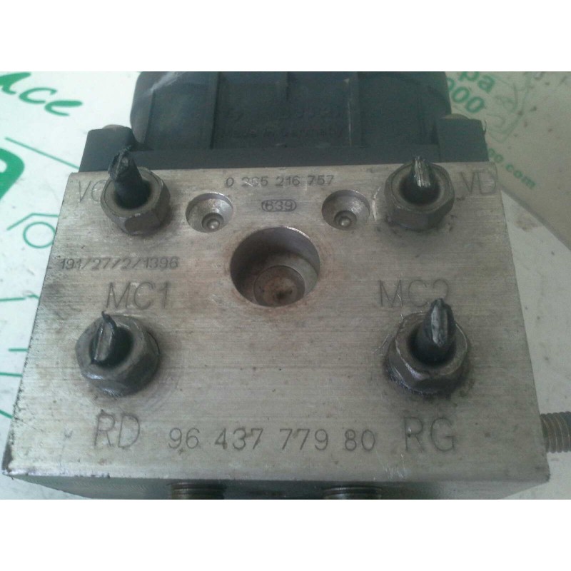 Recambio de abs para peugeot 307 (s1) 1.6 16v cat referencia OEM IAM 0265216757 9643777980 0273004562 / BOSCH - Azul 2