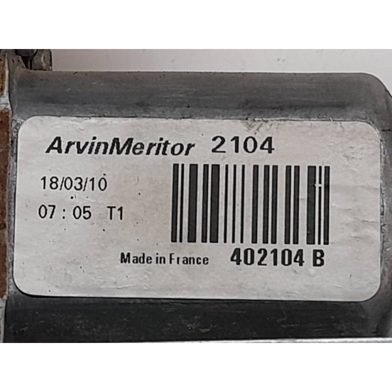 Recambio de elevalunas delantero derecho para peugeot partner kasten confort pack l1 referencia OEM IAM 402104B - Blanco 4