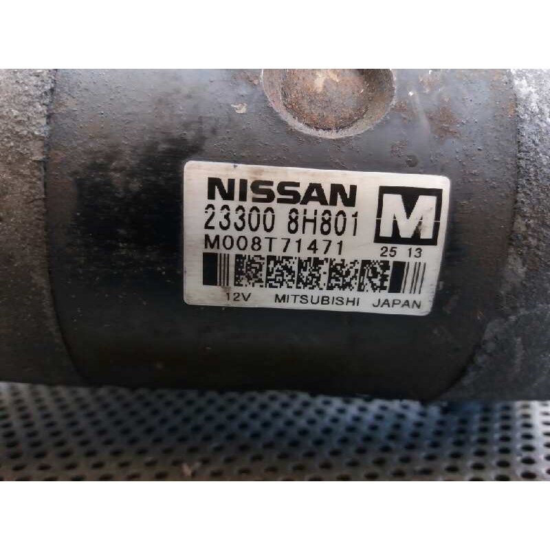 Recambio de motor arranque para nissan primera berlina (p12) acenta referencia OEM IAM 233008H801 M008T71471 MITSUBISHI - Gris 3