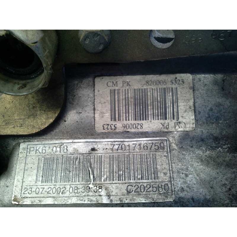 Recambio de caja cambios para renault laguna ii (bg0) 1.9 dci diesel referencia OEM IAM PK6018 4