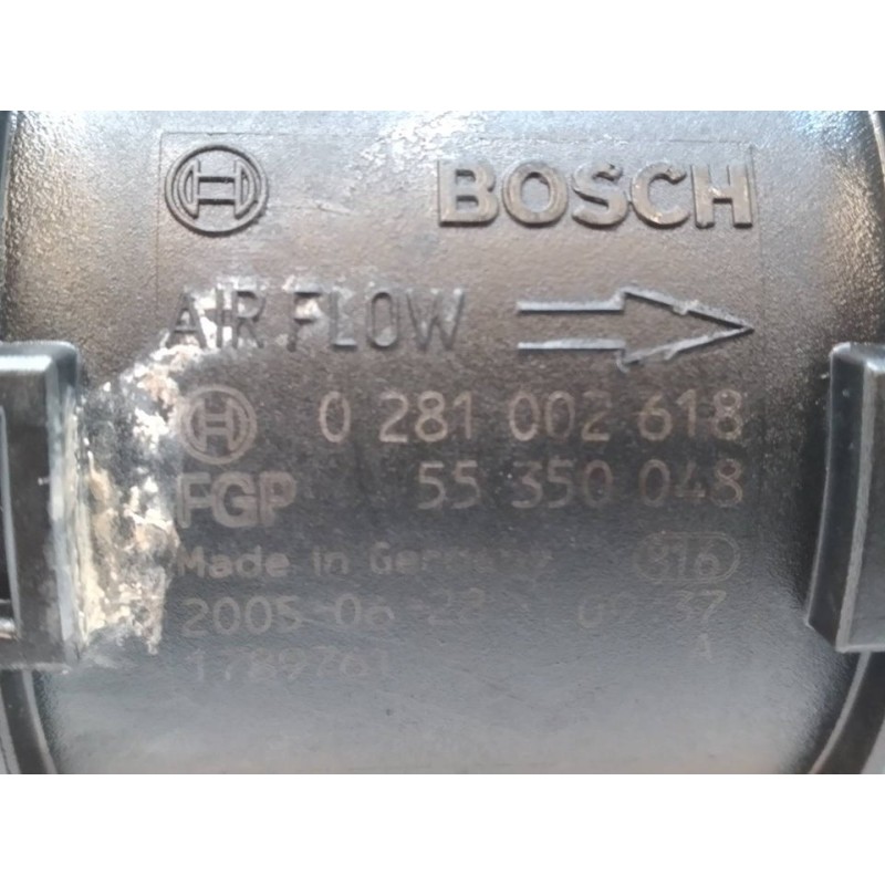 Recambio de caudalimetro para alfa romeo 159 (140) 1.9 jtdm 16v / selective referencia OEM IAM 0281002618 55350048 BOSCH 3